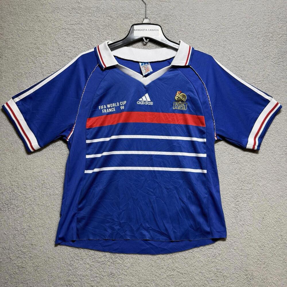Vintage Adidas France 1998 FIFA World Cup Jersey L Men’s